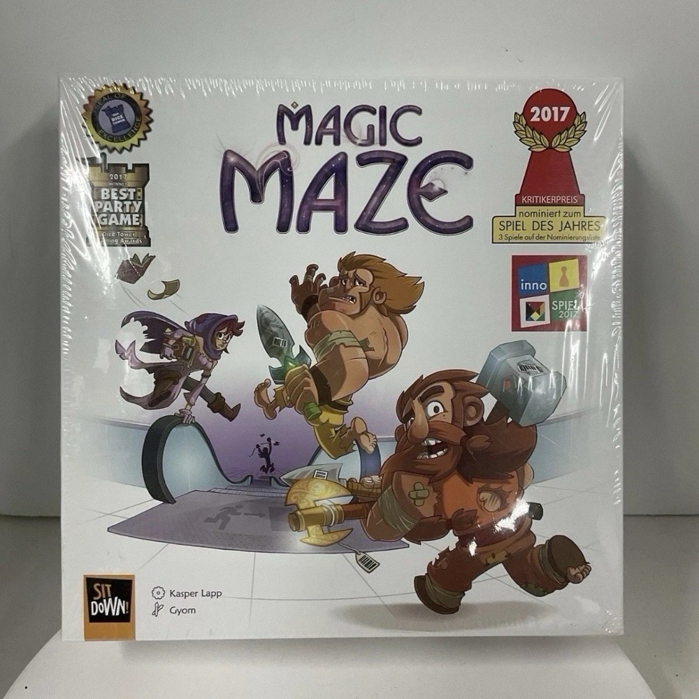 Magic Maze Board Game By Sit Down! and DUDE Games 2017 Award Winner NEW UNOPENED
