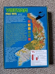 Vintage 1984 Victory Games Vietnam 1965-1975 Wargame Unpunched New Open Box T