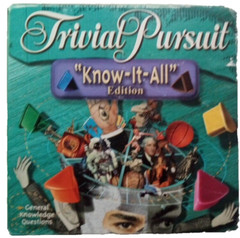 Trivial Pursuit Know It All Edition Complete Game Or Extension Pack Hasbro 2000