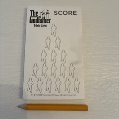 Godfather Trivia Game-Beautiful Used Condition. Please SEE DESCRIPTION