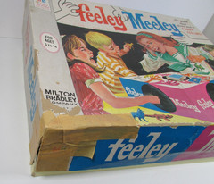 Vintage Feeley Meeley Board Game Milton Bradley 1967 Grab Box Incomplete
