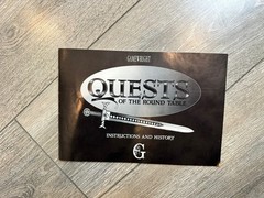Gamewright QUESTS OF THE ROUND TABLE Adventure Card Game Complete Fantasy RPG