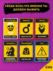BUNKER ENG – English Board Game 100% Original / Бункер на английском
