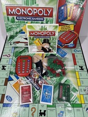 Monopoly Electronic Banking COMPLETE UNIT WORKS Hasbro 2013 Bank Cards