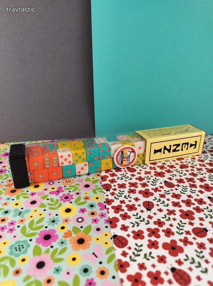 TENZI Dice Game 1 Tube 4 Various Random Colors Fast Family Carma Games, LLC