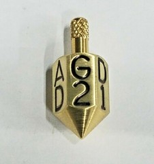 THE DRINKING DREIDEL GAME * SPINNING TOP MADE IN USA* HIGH QUALITY SOLID BRASS