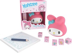 USAOPOLY YAHTZEE HELLO KITTY MY MELODY EDITION GAME BOX FACTORY SEALED SHIP NOW