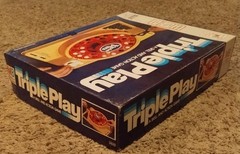 COMPLETE & WORKING: TRIPLE PLAY Skill & Action Board Game Milton Bradley 1978