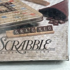 1989 Scrabble Deluxe Edition Rotating Board Milton Bradley 4034 VTG New READ
