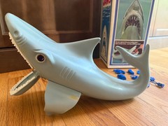 Vintage The Game of Jaws Shark Game 1975 Original box & pieces (Almost Complete)