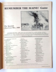 Remember The Maine Strategy & Tactics (SPI) Magazine #108 Unpunched 1986