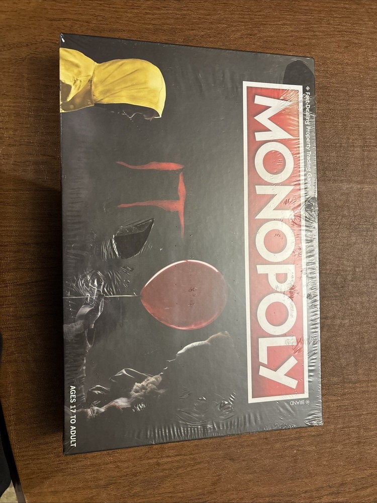 It Edition Monopoly Board Game Ages 17 And Up Brand New Still In The Plastic