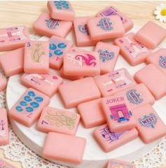 PARIS PINK Acrylic American Mahjong Tiles Set 160 Pcs US Seller Fast Ship NEW