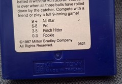 Milton Bradley pocketfuls baseball Home Run 1987 pocket game vintage toy