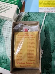 APBA Pro Golf Game, original boards, cards, boxes, etc.