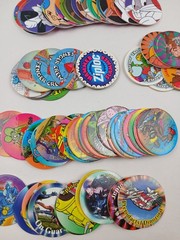 Vintage Mixed Lot of Pogs Milk Caps From the 90s
