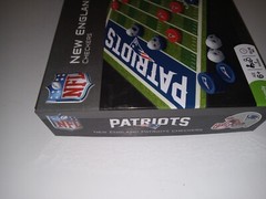 MasterPieces NFL Checkers Board Game Set New England Patriots 100% Complete