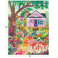Jigsaw Puzzle 300 Piece Floral Garden 18 x 24 RoseArt Olivia Gibbs Colorful Size