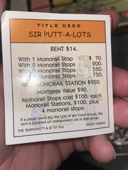 2001 The Simpsons MONOPOLY Game – Complete