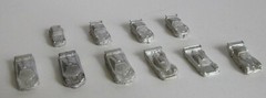 Formula De 1990s Sports & GT Cars ~ Set of 10 unpainted playing game pieces ~