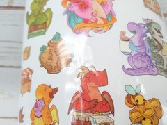 Flamecraft Board Game Sticker Sheets & Bookmarks New Kickstarter Promos Dragons