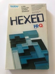 Vintage HEXED Toltoys 1977 HI-Q Puzzle 8 Years Up Over 2000 Solutions Complete