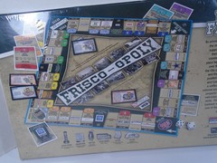 LATE FOR THE SKY–FRISCO-OPOLY–FRISCO, TEXAS–MONOPOLY BOARD GAME (NEW)