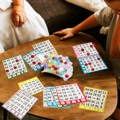 Bingo Paper Game Cards – 1 Card -100 Books of 10 Sheets