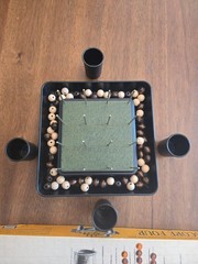 Score Four 1967 Lakeside Vintage 3D Family Board Game 100% Complete Wooden Beads