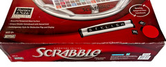 Scrabble Board Game Signature Edition w Rotating Glass Board Complete 2008 B&N