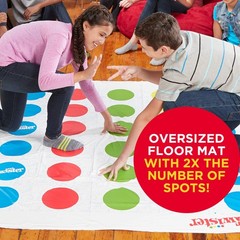 Hasbro Gaming Twister Ultimate: Bigger Mat, More Colored Large, Multicolor
