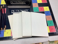 VINTAGE Pictionary Game First Edition COMPLETE 1985 Classic Drawing Board Game