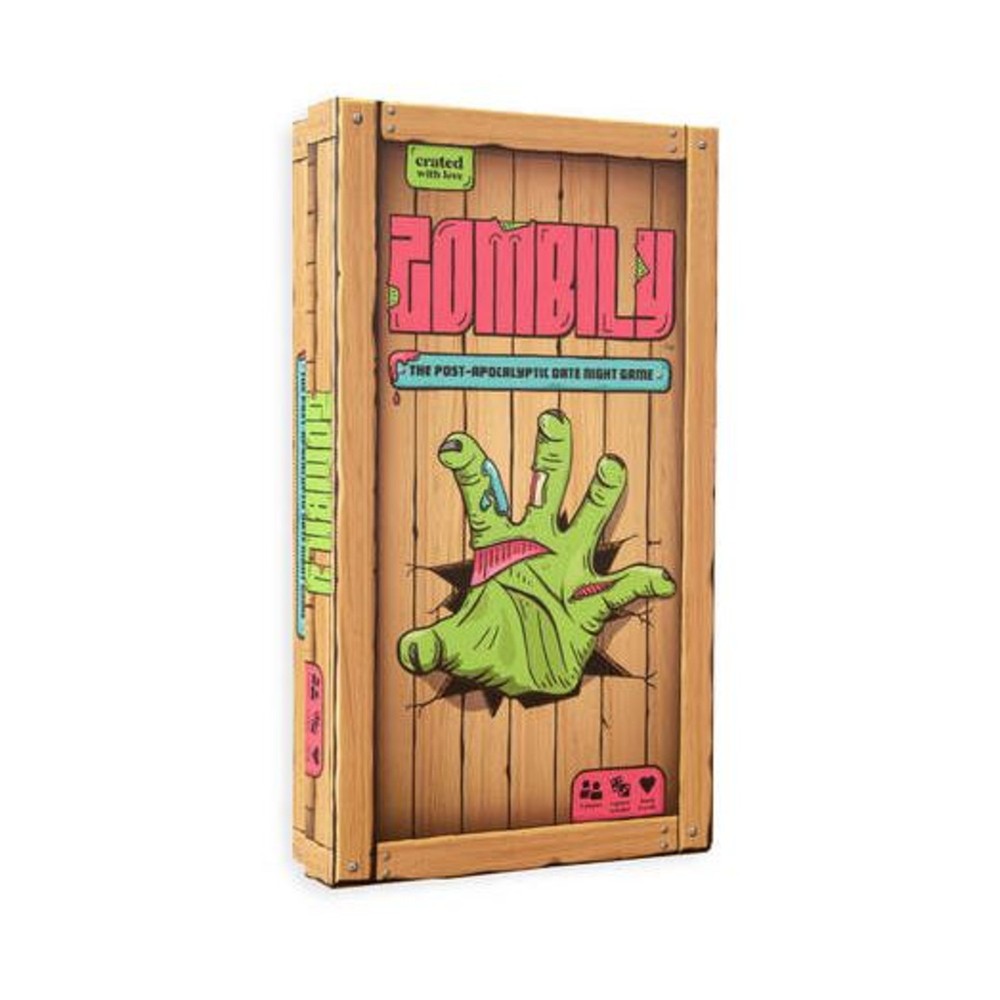 Crated with L Board Game Zombily – The Post-Apocalyptic Date Night Box VG+/NM