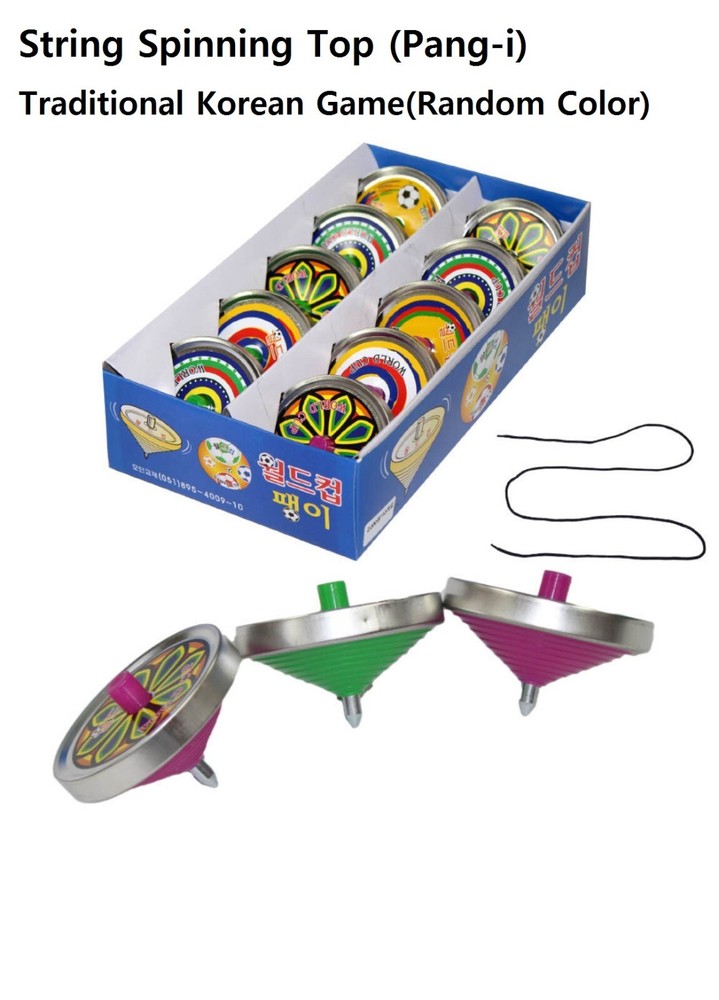 Traditional Korean Game String Spinning Top (Pang-i)Squid Game2 (Random Color)