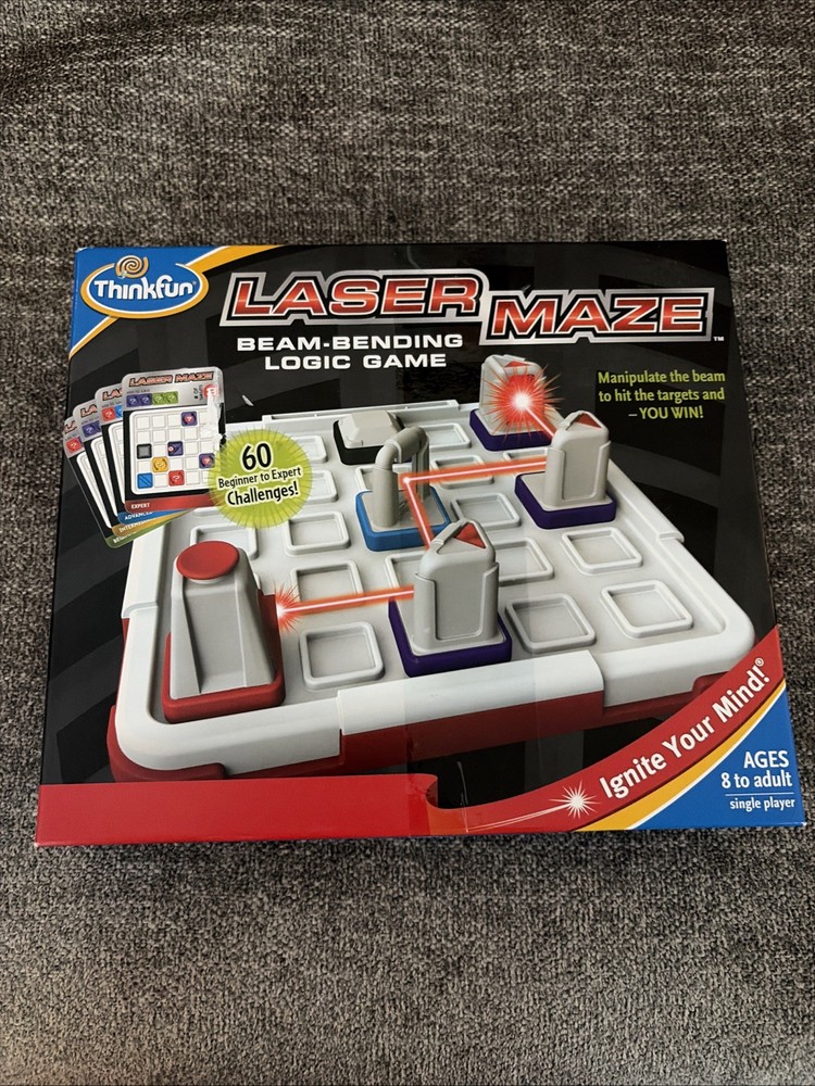 ThinkFun Laser Maze Logic Game STEM Toy – 60 Challenges – Complete & Tested