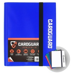 CardGuard Trading Card Binder Pro-Folio – 9 Pocket 12×9.75×0.75 inches, Blue
