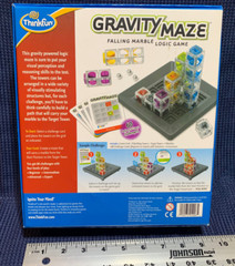 GRAVITY MAZE Falling Marble Logic Board Game 100% COMPLETE