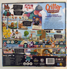Critter Kitchen Board Game by Cardboard Alchemy New Sealed Spanish Language
