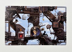 Steampunk Rally Rube Goldberg Board Game Promo Dice Tower NEW