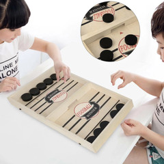 Fast Sling Puck Game Paced Desktop Winner PK Game Board Family Toys Child Gift