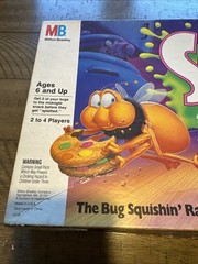 SPLAT! Milton Bradley The Bug Squishing Race Board Game Needs New Dough