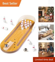 Mini Bowling Game Set – Compact Indoor Fun for Kids & Adults, Stress Relief!