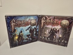 (X2) Folklore the Affliction 2nd Edition & Dark Tales Expansion Board Game RPG