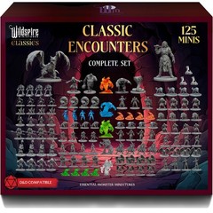 Classic Encounters – 125 Iconic DND Miniatures Bulk 28mm Scale, Multicolor