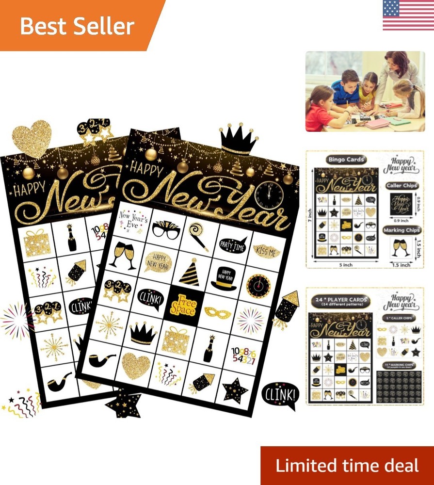 Engaging New Bingo Game Cards for 24 Players – Kids’ Favorite Activity