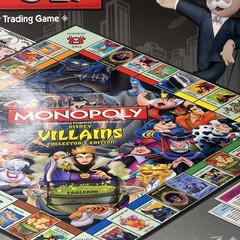 Monopoly Disney Villains Collector’s Edition Board Game 2010 Complete