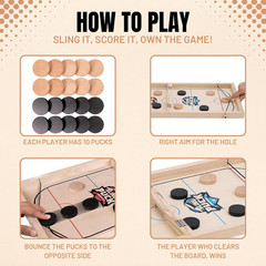 Fast Sling Puck Game – Super Winner Slingshot Puck Board Game – Sling It Shot 2