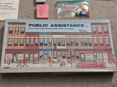 Public Assistance Board Game (1980) Nearly Complete w/ Manual