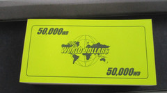 World Domination Boardgame 2004 Candle Games Sealed Cards Money Stack Unused BN
