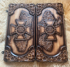 Artwork BACKGAMMON – ZCU Armed Forces of Ukraine – Large Wooden Nardy Wood Нарды
